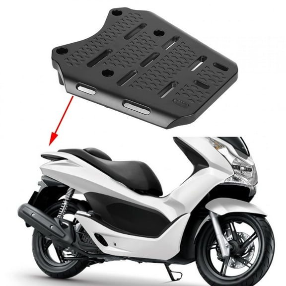 Rear Monuting Rack, Black Luggage Holder Shelf CNC High Density Sturdy Replacement For PCX 125 150 2014-2019 For Motorcycle