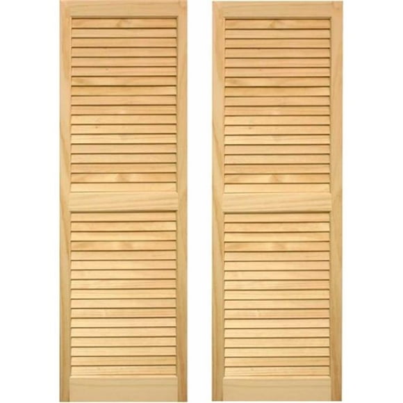 Pinecroft SHL47 Volets à Persiennes d'Extérieur 15 x 47 Po