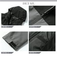 thumbnail image 4 of Youthup Men's Casual Colorblock Hooded Windproof Waterproof Jacket with 10001-15000mm Breathability for Outdoor Hiking Camping, 4 of 10