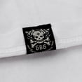thumbnail image 3 of Playera Blanca Manga Corta Extra Grande Baphomet Colores, 3 of 5