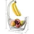 thumbnail image 5 of Jiallo Fruit basket with Banana Hanger silver, 5 of 5