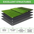 thumbnail image 4 of Alfombrilla de entrenamiento de golf COSPORTIC de 40 x 65 cm, 4 of 7