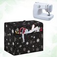 thumbnail image 3 of SEANATIVE Christmas Snowflake Dust Cover for Sewing Machine Universal Protective Cover Compatible with Most Standard Sewing Machines Accessories Decor Cover, 3 of 7