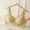 Y_Yellow05, variant on Hugcore 3-Pack Lift Support Bras - Wire-Free Anti-Sagging for Mature Women, Front Closure Seamless Comfort, G M