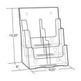 thumbnail image 3 of Azar 3-Tier 6-Pocket Plastic Trifold Brochure Holder (252379), 3 of 3