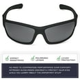 thumbnail image 4 of Polarized Wrap Around Sports Sunglasses for Men Women Driving Fishing Running Cycling Sun Glasses, 4 of 6