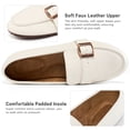 thumbnail image 4 of Ecetana Women's Loafer Flats Leather Slip-On Dress Shoes Work Business Casual Shoes, 4 of 7
