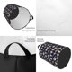thumbnail image 2 of Fotbe Sharks In Sunglasses Cesto de Ropa con Asas, Cesto Impermeable de Gran Capacidad, Bolsa de Lavado para Dormitorio, Cesto de Ropa con Ruedas y Asas-Medium, 2 of 6