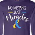 thumbnail image 4 of Inktastic No Mistakes, Just Miracles Down Syndrome Awareness Long Sleeve T-Shirt, 4 of 5