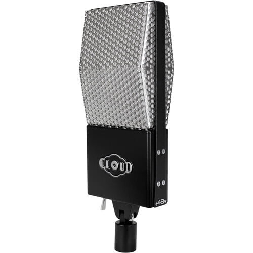 Cloud Microphones 44-A Ribbon Microphone + Cloud Microphones Cloud U1 Universal Shockmount + XLR Cable +  Tripod Boom Microphone Adjustable Floor Stand - Black + More