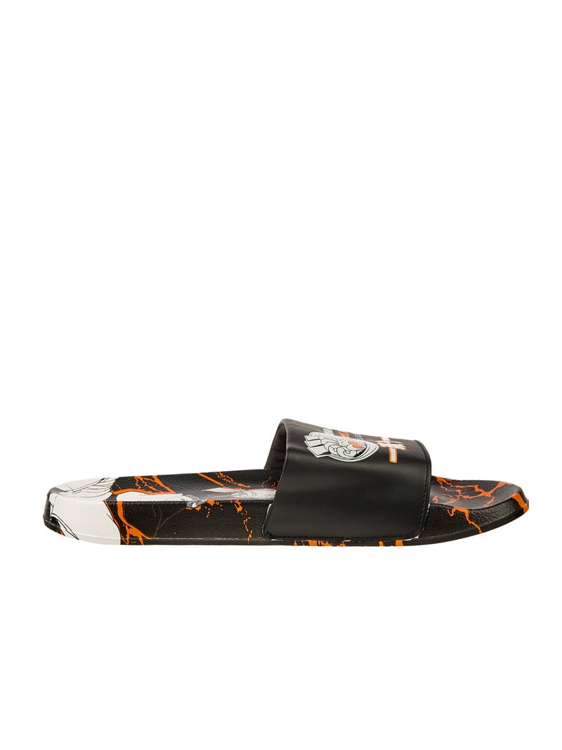 Ichiraku Ramen‎ Slide Sandals - Black and Orange Naruto Shippuden Ichiraku Ramen Shop Men main image 3
