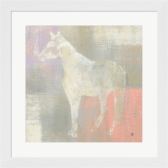 Great Art Now Dusk Pony by Studio Mousseau Framed Wall Art 20"W x 20"H