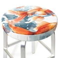 thumbnail image 3 of Bingfone Three Goldfish Watercolor Splash Padded Round Bar Stool Cover Cushion with Elastic Fabric Round Chair Seat - Three Goldfish Watercolor Splash, 3 of 7