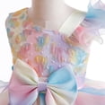 thumbnail image 6 of LIJCC Kid Girls Pageant Party Dress Ruffle Flower Formal Dress Toddler Pageant Rainbow Princess Ruffle Dress Flower Elegant Tutu Sequin Ball Wedding Gown, 6 of 9