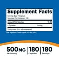 thumbnail image 2 of Nutricost L-Tyrosine 500mg, 180 Capsules - Non-GMO & Gluten Free Supplement, 2 of 5