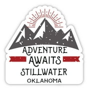 Stillwater Oklahoma Souvenir 4-Inch Vinyl Decal Sticker Adventure Awaits Design