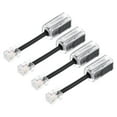 thumbnail image 1 of Paquete de 4 desenganchadores de cable telefónico, cable de teléfono de mano giratorio de 360 grados sin enredos, cordón giratorio negro claro, 1 of 6
