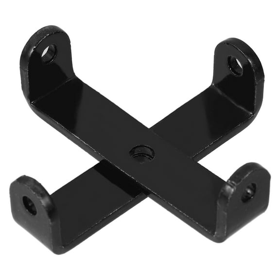 IBASETOY 2Pcs Steel U Brackets for Mounting Shelves U Shaped Bracket for Garage Use Heavy Duty