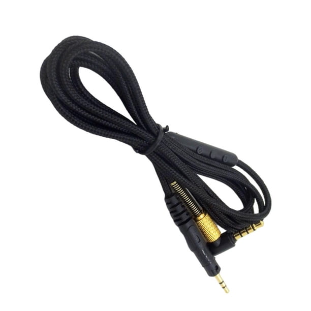 Cable para auriculares de 3,5 mm, 1,5 m, M60 x M70 x, cable auxiliar trenzado Con micrófono