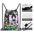 thumbnail image 6 of My Hero Academia Drawstring Backpack Anime Sackpack Gym Bag For Sport Yoga Travel Hiking Shopping Lightweight Gym Bag 16*14 Inch, 6 of 9