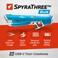 thumbnail image 3 of SPYRA 2 Pack Electric Water Blaster Outdoor Squirt Gun for Pool Games, Blue/Red, 3 of 12