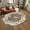 Brick Red, variant on GlowSol 10'x13' Large Area Rug Vintage Floral Medallion Area Rugs for Living Room, Washable Non Slip Low Pile Rugs, Black