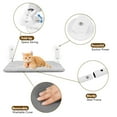 thumbnail image 4 of Cordless Cat Window Perch, Foldable Cat Hammock with 2 Covers, Strong Suction Cups Mount Cat Bed Window Seat for Indoor Cats, 4 of 8