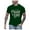 Dark Green, variant on Big and Tall Shirts for Men T Shirt Fashion Printed Men's Short Sleeved T Shirt Workout Compression Men Transfer Paper for Shirts Western Compression Pack 3XL