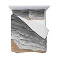 thumbnail image 7 of Grey Coastal Beach Twin XL Size Down Alternative Comforter, Lightweight Comforter Quilt Bedding Set with Pillow Shams Summer Nautical Oil Painting All Seasons Bed Comforter Duvet Insert 68"x98", 7 of 7