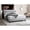 Light Gray, variant on Queen Wool Bedframe - Platform with LED - Bedroom - Stylish Design