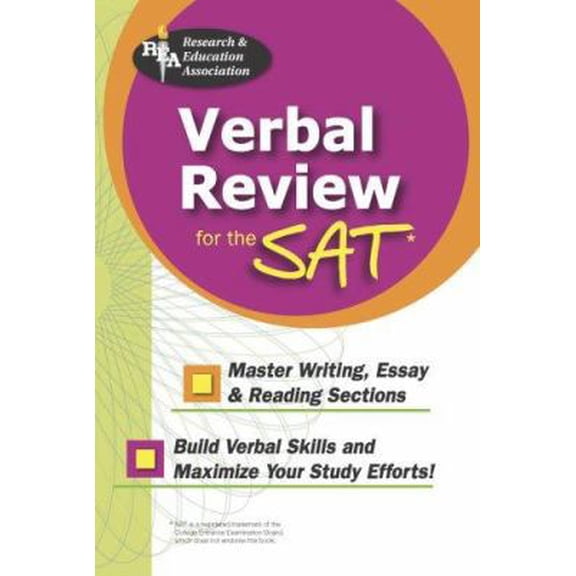 Pre-Owned Verbal Review for the SAT® (SAT PSAT ACT (College Admission) Prep) (Paperback) 0738600857 9780738600857