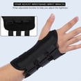 thumbnail image 4 of 1 par de muñequeras deportivas de acero ajustables para esguinces y fracturas., 4 of 13