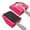 pink, variant on ABCISI for Wahoo Speedplay Compatible Pedal Adapters, Flat Platform Conversion Kit, Anti-Slip Surface, Road Cycling Self Locking to Ultra Light Anti Slip Pedal Cover, Black