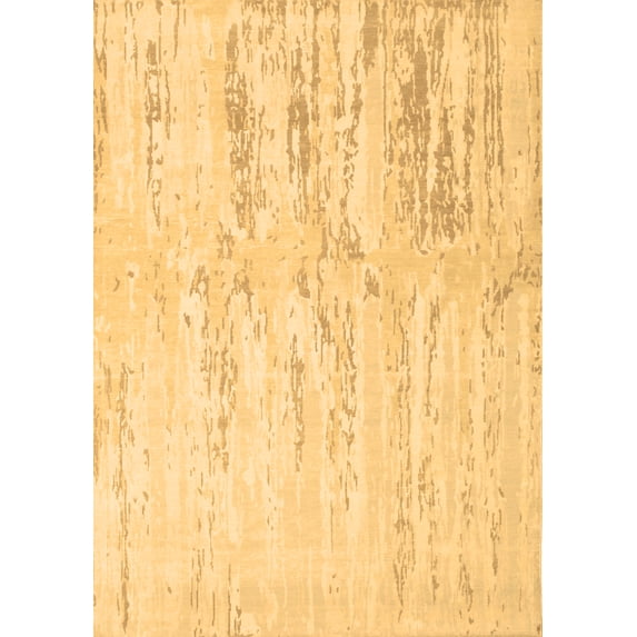 Ahgly Company Indoor Rectangle Abstract Brown Contemporary Area Rugs, 8' x 10'