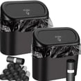 thumbnail image 2 of Typpkmm Car Trash Can with Lid Contains 60 300 Garbage Bags, 2 of 7