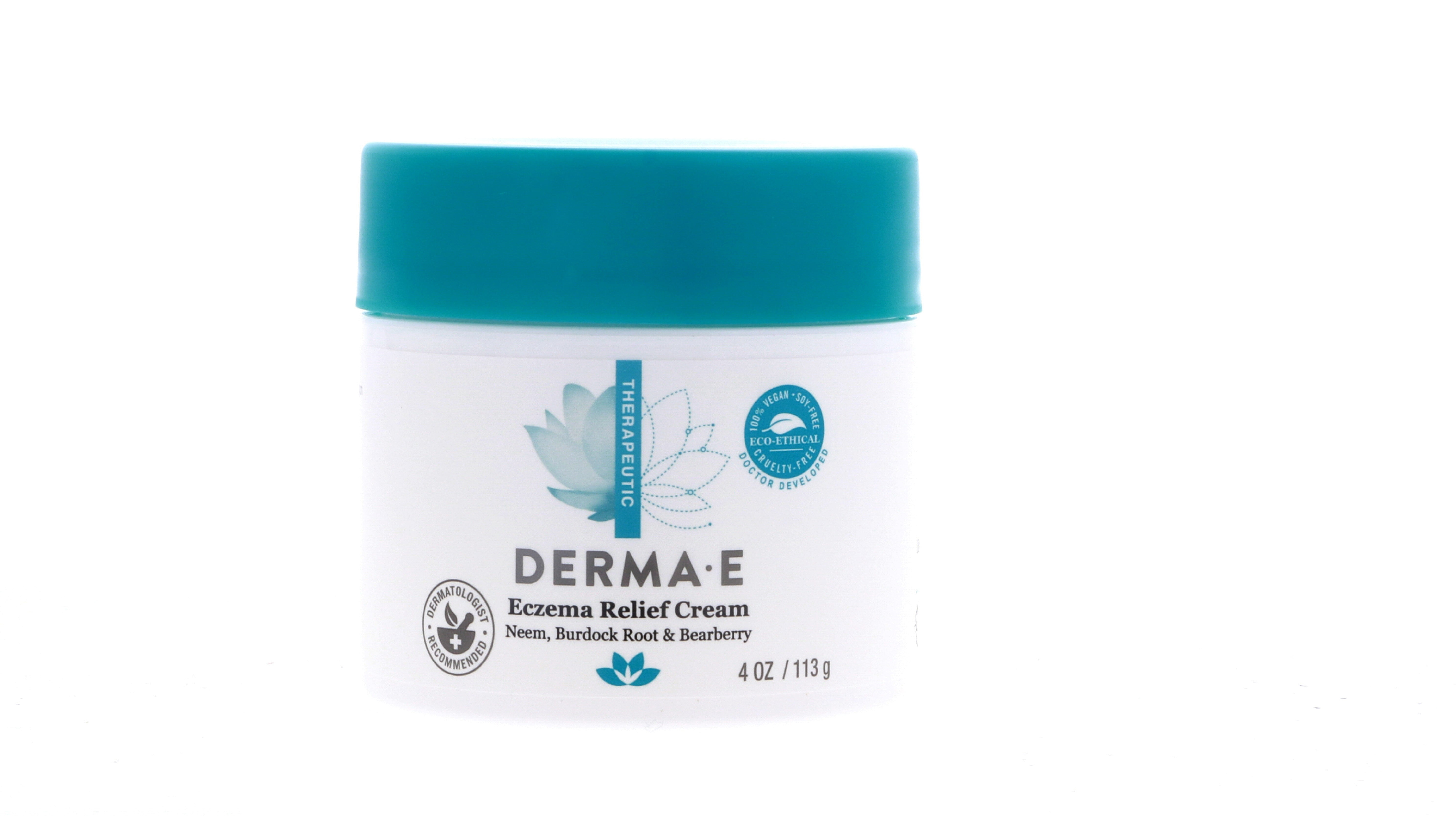 DermaE Eczema Relief Cream, 4 oz 4 Pack