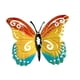 thumbnail image 2 of Escultura decorativa de pared con forma de mariposa de hierro Amarillo, 2 of 9
