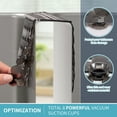 thumbnail image 5 of OTHWAY 9.5"x12" Non-Slip Double Sink Divider Protector Mat Heavy-Duty Dish Drying Rack with Strong Suction Cups, Easy to Clean & No Smell Kitchen Sink Tray for Glassware, Plates & Dishes (Dark Gray), 5 of 7