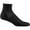 Black, variant on Darn Tough Men's Run Quarter Ultra-Lightweight Running Socks with Cushion, Medium Size, Black