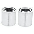 thumbnail image 2 of Tnarru 2 Pieces Air Purifier Filter HEPA Filter Air Cleaner Repair Activated Carbon Accessories Replace for Household Bedroom Office, 2 of 8