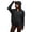 Black, variant on UPF 100+ Sun Jacket for Women Full Zip Hoodie with Side Pockets Thumb Holes UV Protection Lightweight Outdoor Hiking Beach Jacket