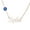 Rose Gold Plated, variant on Evil Eye Custom Name Necklace, Rose Gold Plated, 16"