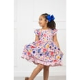 thumbnail image 6 of Millie Loves Lily Girls Pink BTS Floral 2-Pocket Dress, Big Girls,Size 8, 6 of 6