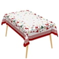 thumbnail image 6 of Nanqianyi Christmas Reindeer Tablecloth 60x102 Inch,Waterproof Rectangle Holiday Table Cover, 6 of 7