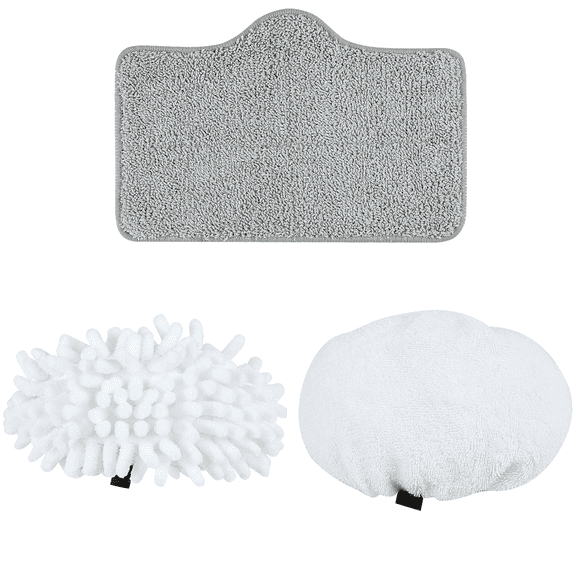 GOOVI Steam Mop Cleaner Mop Pad*1, Microfiber Cloth*1, Coral Mop Cloth*1, for SC-06