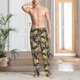 thumbnail image 2 of Fotbe Excavator At Work Pantalones de Pijama para Hombre, Pantalones de Dormir, Pantalones de Casa con Cintura Ajustable y Bolsillos-3X-Large, 2 of 6