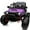 Purple, variant on Hikiddo 12V Ride on Toy, 2-Seater Kids Ride-on Truck Electric Car with Remote, Bluetooth - Hot Pink