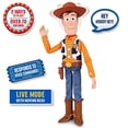 thumbnail image 2 of Toy Story 4 Disney Pixar Sheriff Woody, with Interactive Drop-Down Action, 2 of 5
