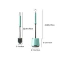 thumbnail image 3 of Toilet Brush With Hard Bristles Bathroom Cleaning Bowl Brush Kit Modern And Compact Toilet Cleaner Brush Long Handle Bristles For Bathroom Teacher Appreciation Gifts House, 3 of 9