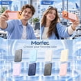 thumbnail image 7 of morfec Magnetic Portable Charger, Ultra Slim 12000mAh Magsafe Power Bank, PD 20W Fast Charging Wireless Battery Pack Compatible with iPhone 17/16/15/14/13 Series, Pink, 7 of 7